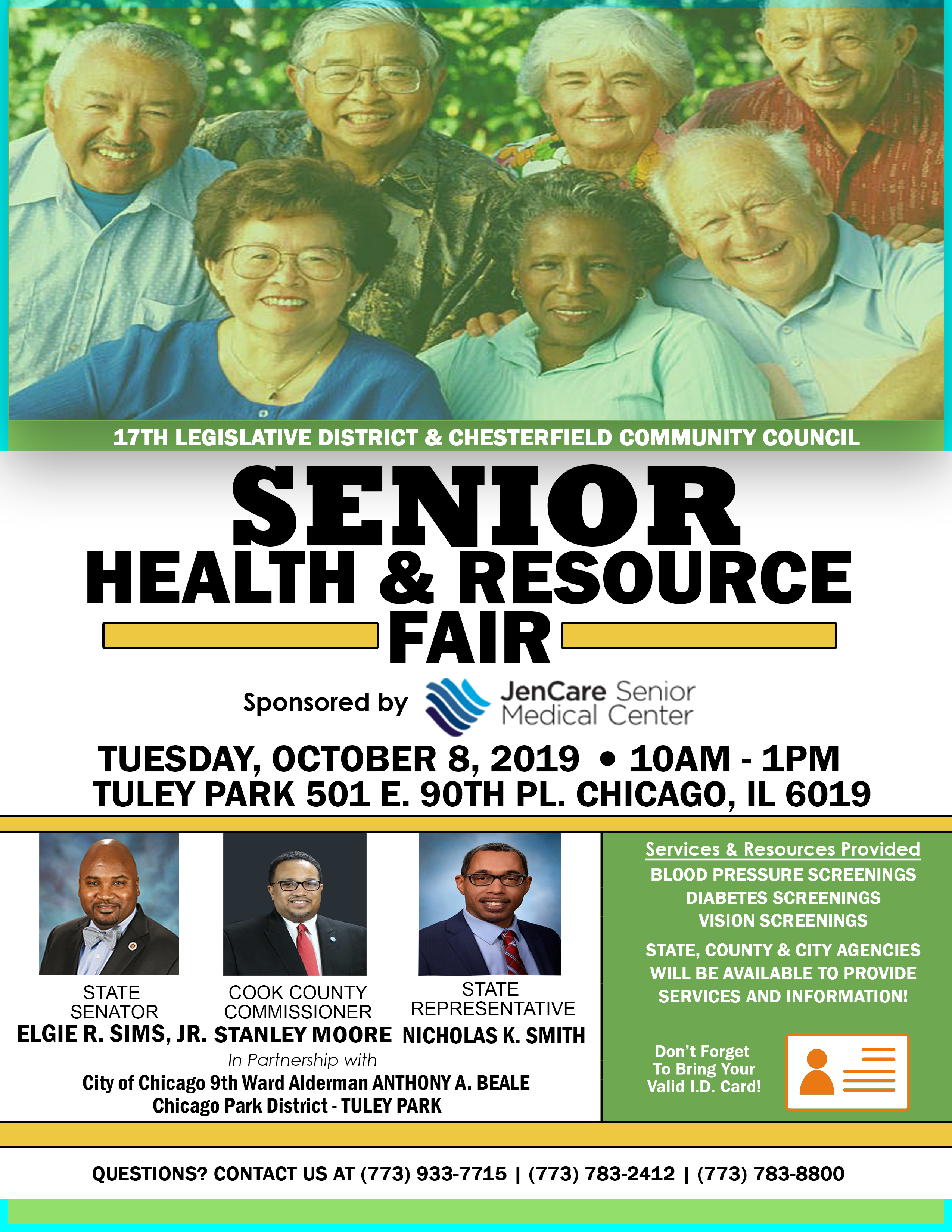 2019 SENIOR HEALTH AND RESOURCE FAIR FLIER