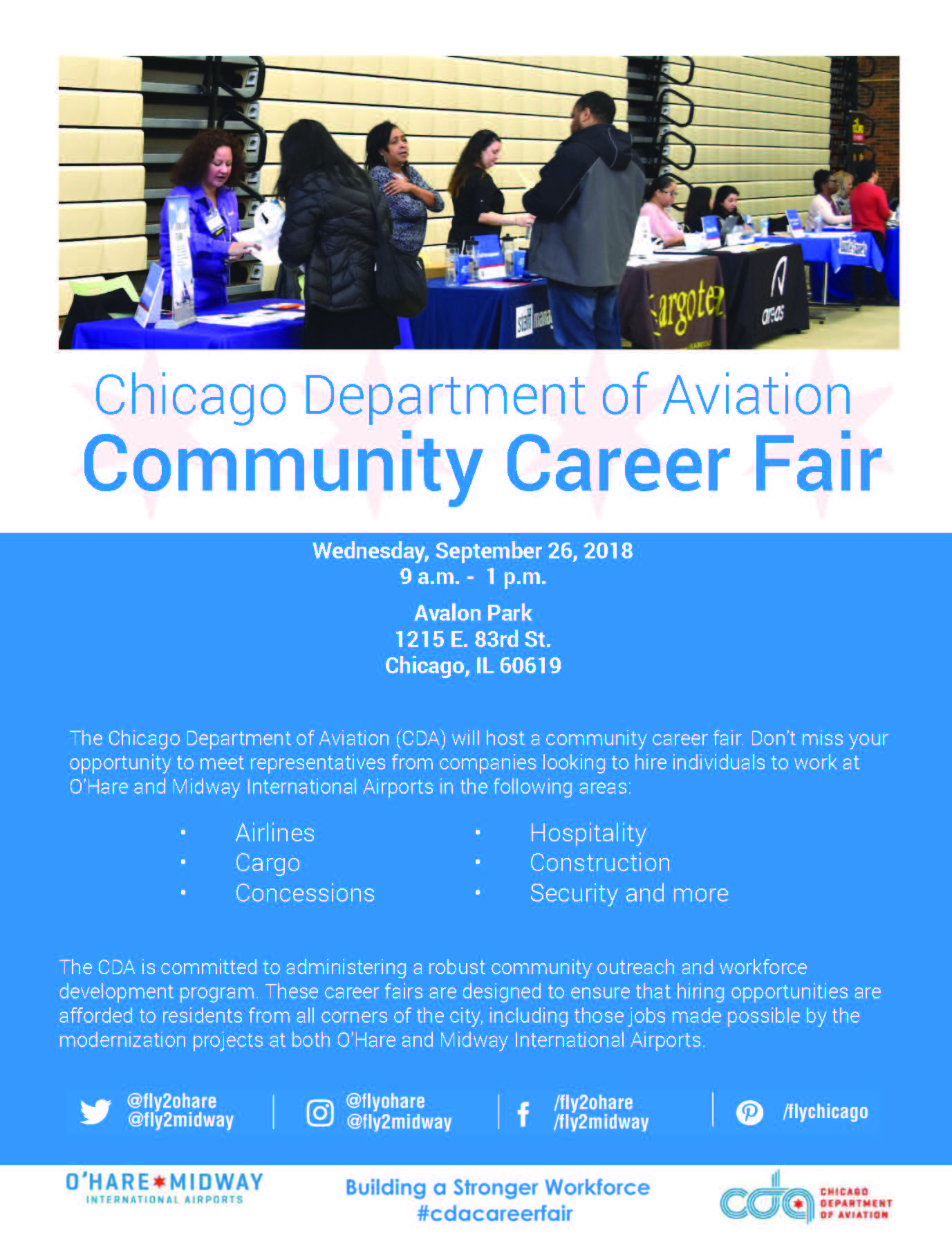 CDA Career Fair Flyer Avalon Park