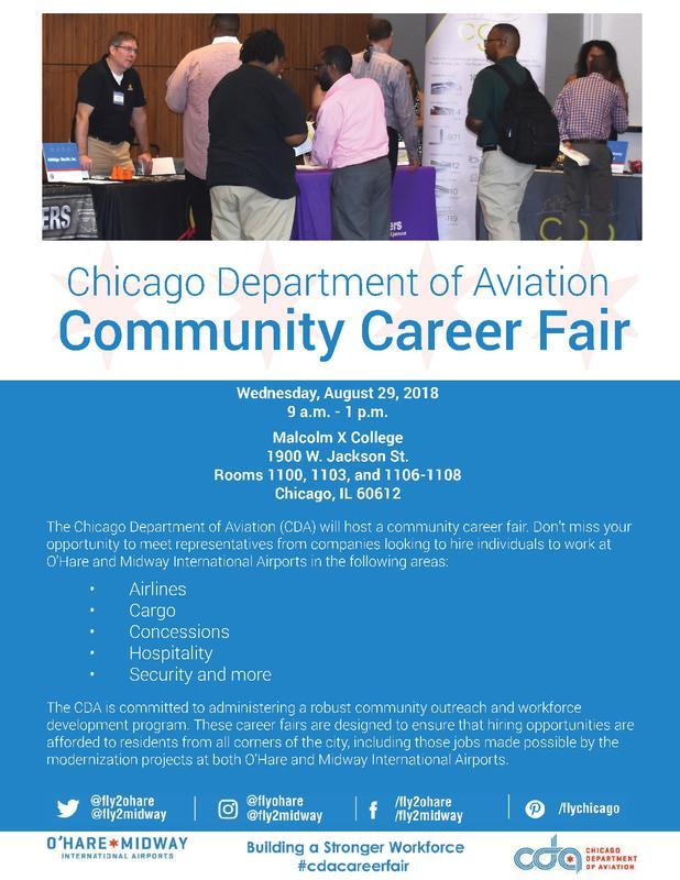 CHICAGO DEPARTMENT OF AVIATION FAIR FLIER