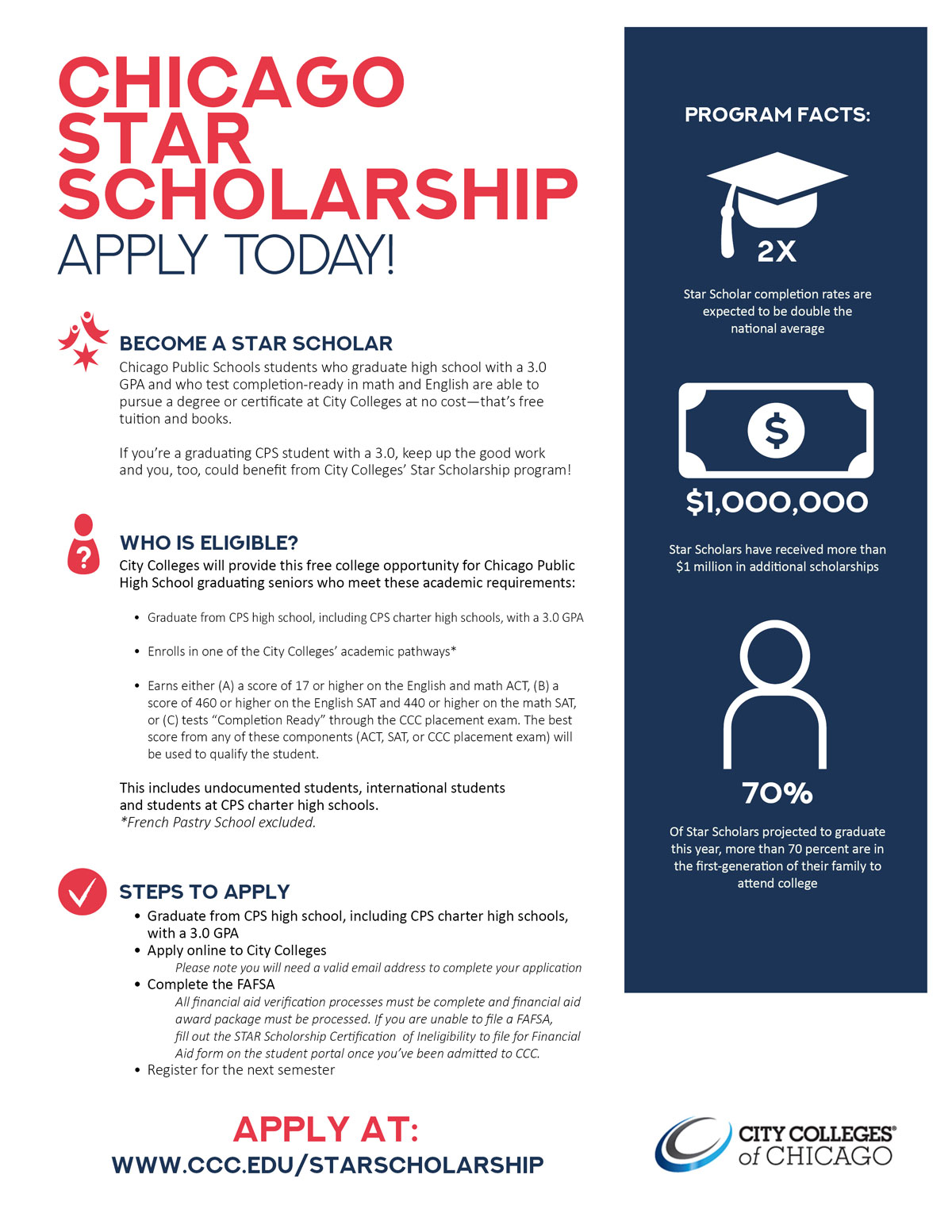 Chicago Star Scholorship generic